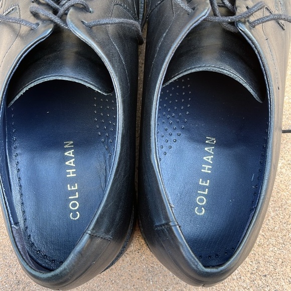 Cole Haan Black Oxford Dress Shoes Mens 
Sz 8.5 M Classic Wedding Formal Laces - Picture 8 of 12